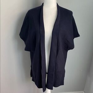 New J. Jill Navy Open-Front Cardigan Sweater Size XL Petite